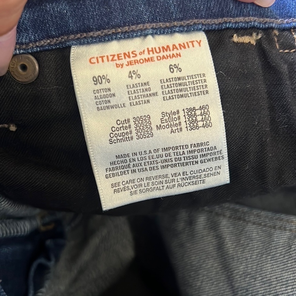 Citizens of Humanity Dani Cropped Straight Leg Jeans - Picture 5 of 8